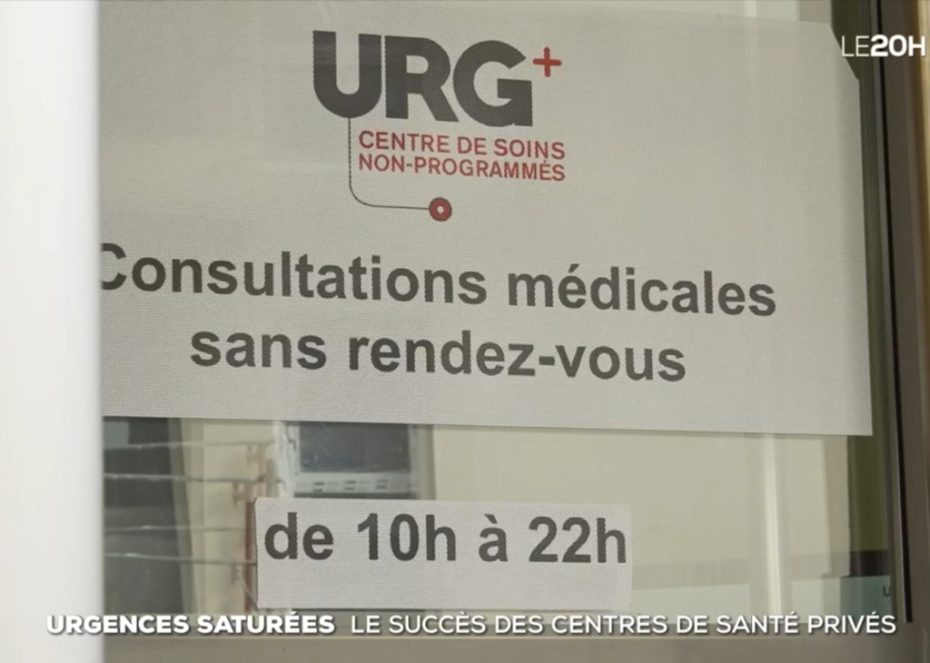 On parle de nous dans l'univers des soins non programmés On parle de nous dans l'univers des soins non programmés